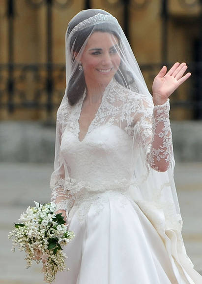 O vestido de noiva da princesa Kate