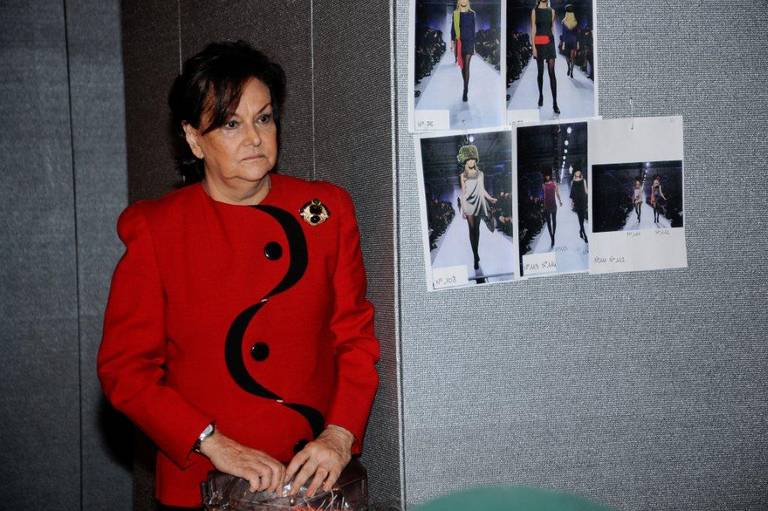 A musa de Pierre Cardin e sua gratidão