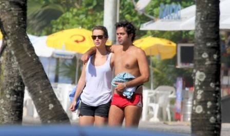 Ju Didone passeia com Mazzeo no Rio