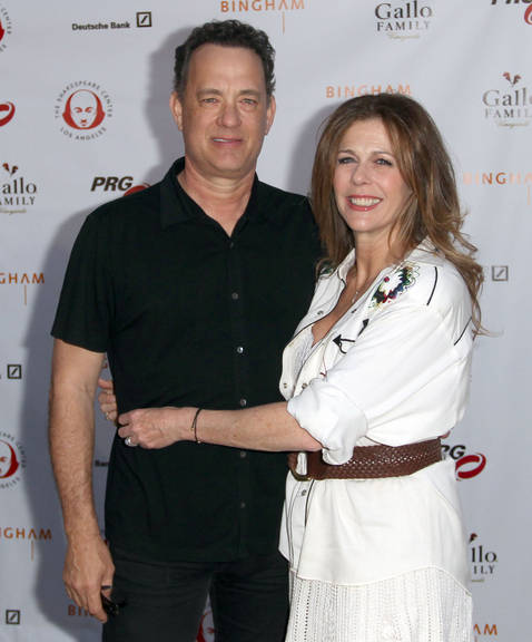 Tom Hanks e Rita Wilson juntos em LA