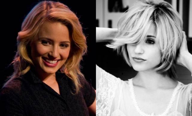 Novo look de Dianna Agron, de Glee