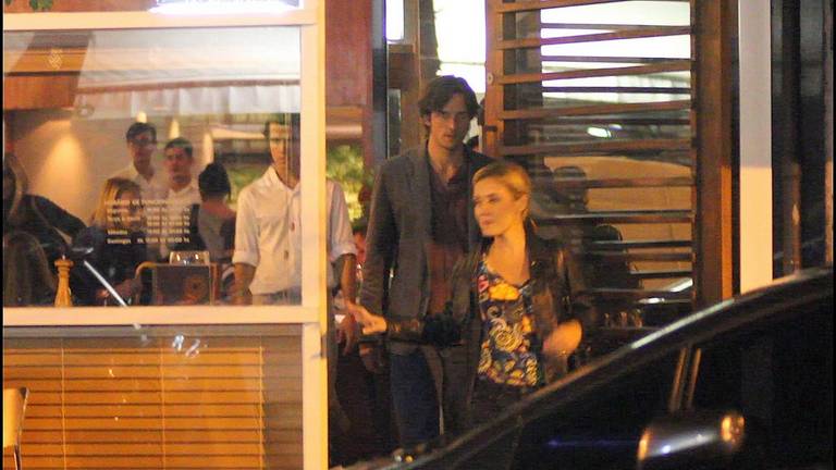 FOTO: Esteves e Brichta jantam no Leblon