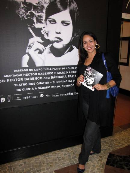 FOTO: Maria Beltrão vai à peça ‘Hell’