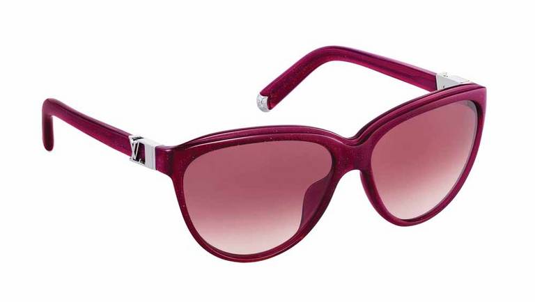 Gatinhos: Armação de acetato com glitter e detalhes de metal LOUIS VUITTON 3088-0833 [louisvuitton.com]
