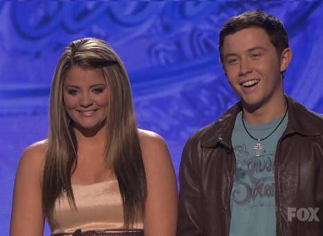 Lauren Alaina e Scotty McCreery, os finalistas do American Idol 10