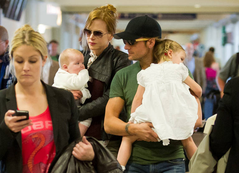 FOTO: Passeio de Kidman com a família