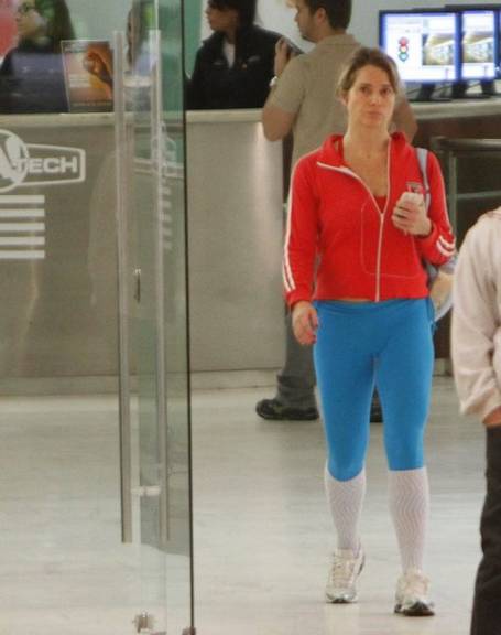 FOTO: Letícia Spiller se exercita no Rio