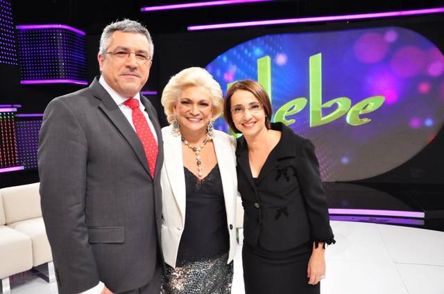 Ministro da Saúde, Alexandre Padilha, Hebe e Maria Cristina Poli
