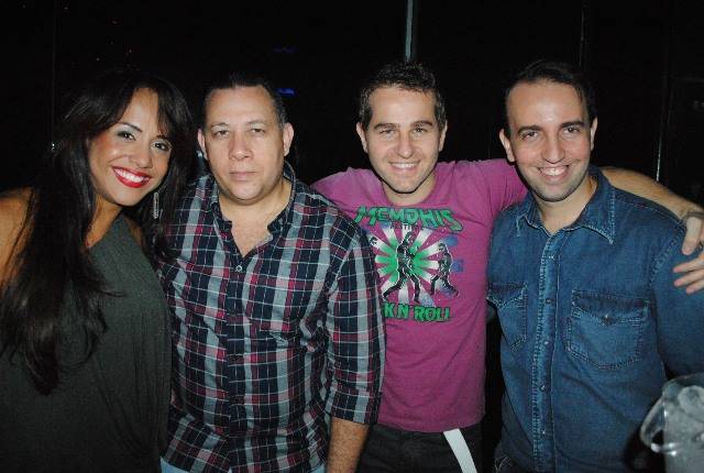 Carla Cristina, Augusto Schumacher, Afonso Nigro e Gustavo Ramos