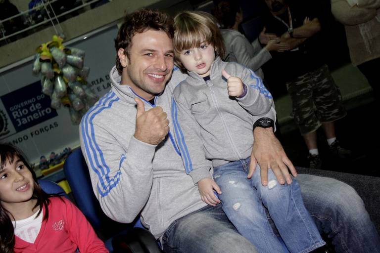 Cássio e Noah: tal pai tal filho