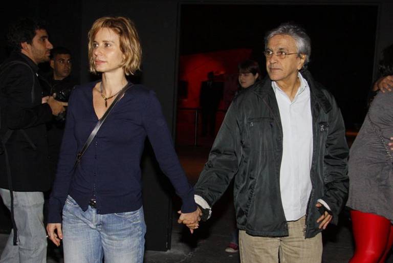Caetano e Paula Burlamaqui juntos no Rio