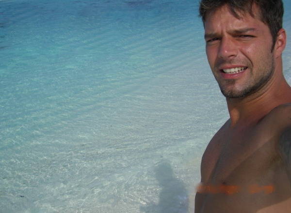 FOTO: Ricky Martin vai à praia