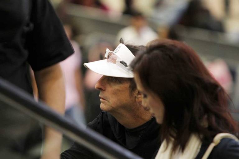 Alice Cooper clicado em Congonhas