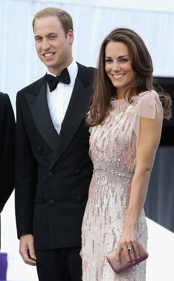 Vestido de Middleton em jantar de gala