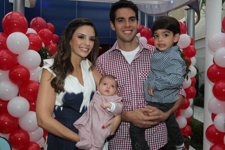 Kaká festeja aniversário do filho em SP