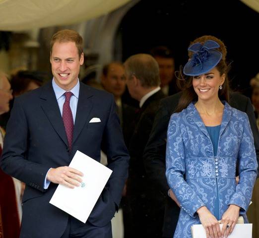 FOTO: Kate e William vão à missa de aniversário do Príncipe Philip