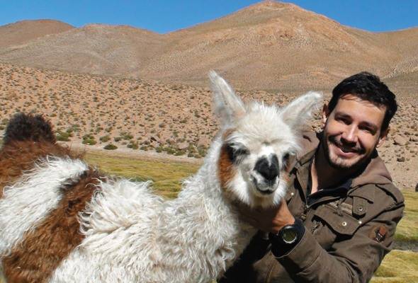 Celso Cavallini visita o deserto do Atacama