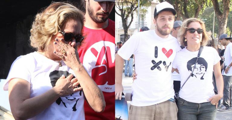 Cissa se emociona em protesto de skatistas