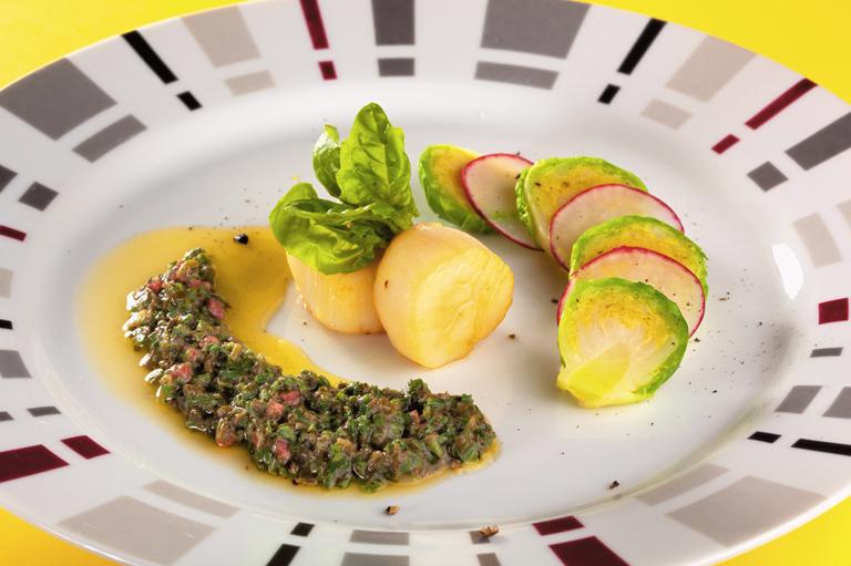 Cozinha Gourmet: Vieira ao molho de Mascarpone