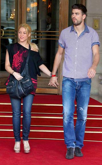 Casal Shakira e Piqué: Bebê a bordo?