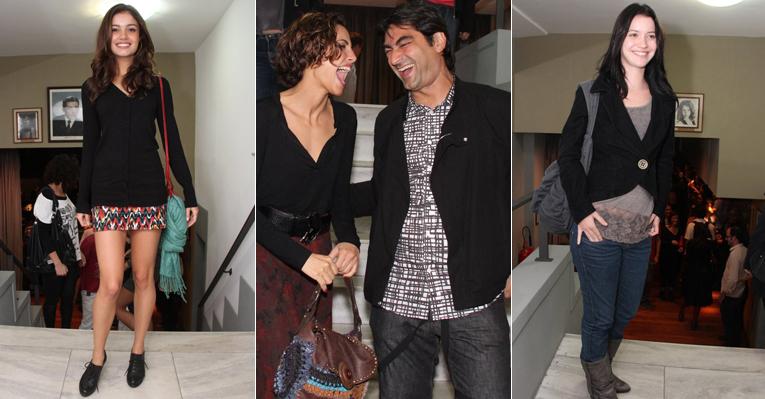 Famosos assistem a show no RJ