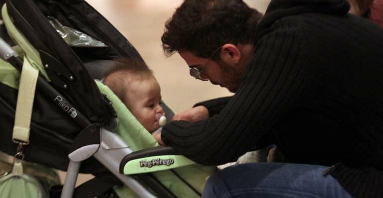 Sidney Sampaio: passeio com o filho Leo