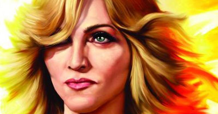 Madonna em revista em quadrinho