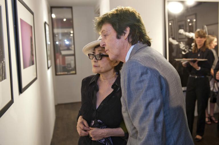 McCartney e Yoko Ono em exposição em NY