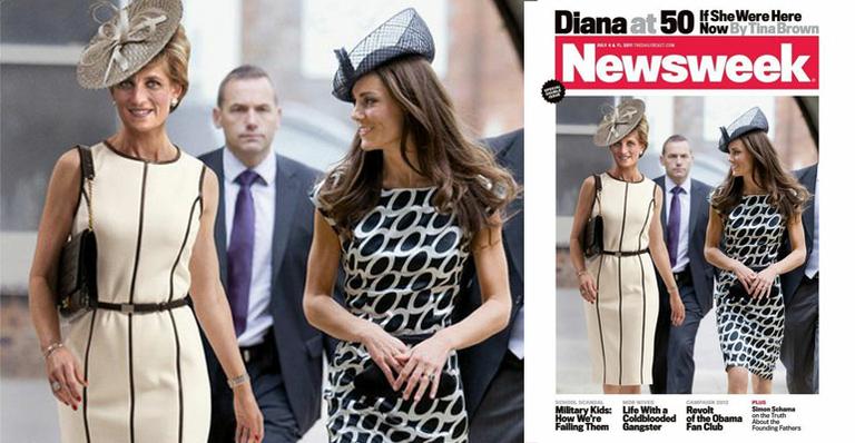 Lady Di e Kate Middleton juntas? Veja foto