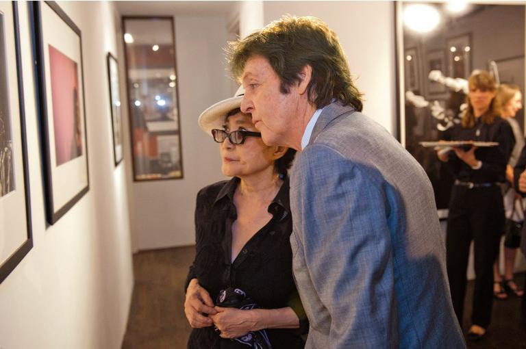 Paul McCartney e Yoko Ono em NY