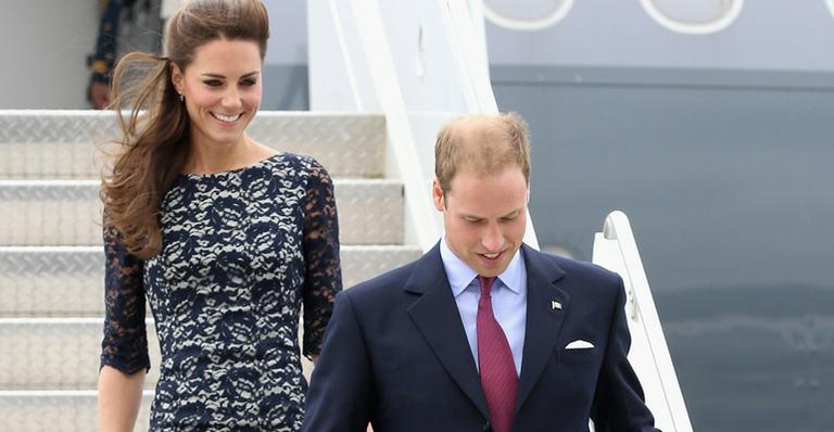 Príncipe William e Kate já estão no Canadá