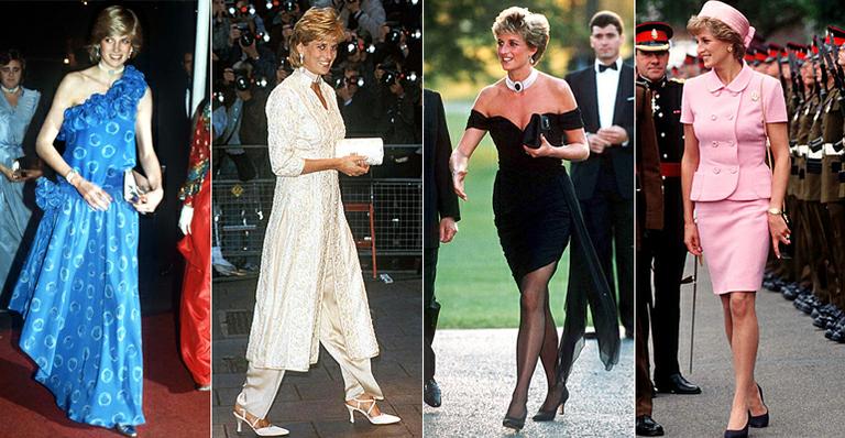 Lady Di arrasava nos looks; veja em fotos a evolução do seu estilo