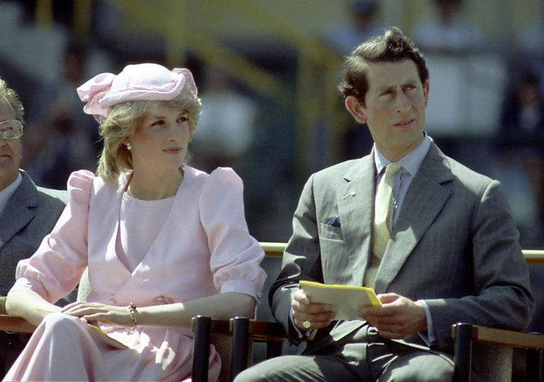 Princesa Diana e príncipe Charles na primeira viagem real à Austrália / foto: Getty Images