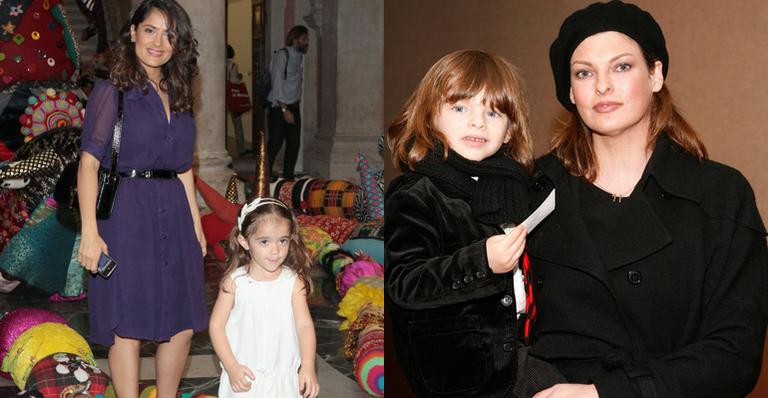 Bomba: Marido de Salma Hayek tem filho com Linda Evangelista