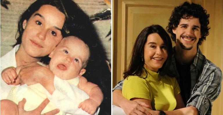 Lucélia Santos parabeniza o filho em blog