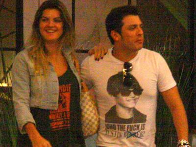 Mirella e Ceará juntinhos no Rio
