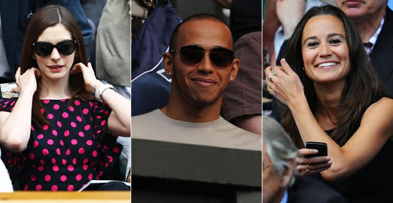 Vips agitam arquibancadas de Wimbledon