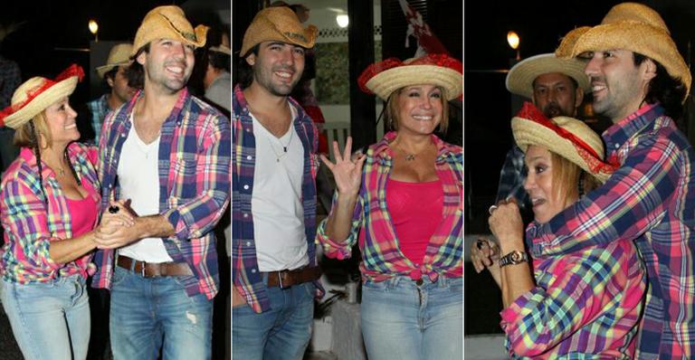 Susana Vieira faz a festa em ‘arraiá’