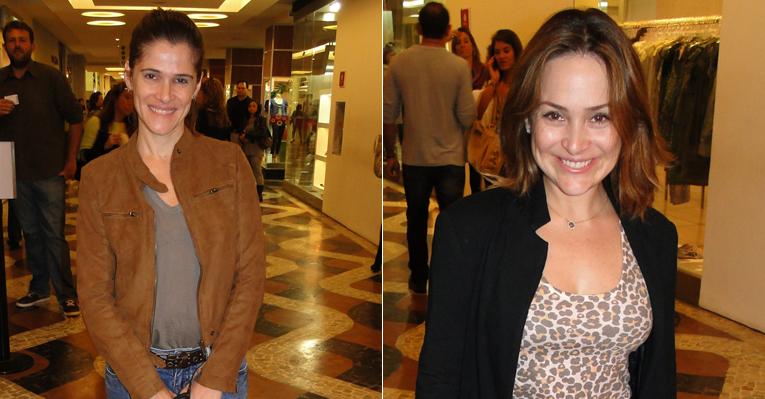 Ingrid Guimarães e Gabriela Duarte assistem ‘Hell’