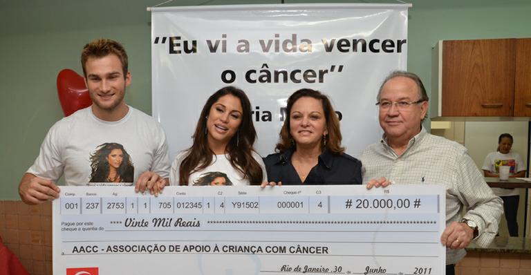 Ex-BBB Maria faz doação de 20 mil