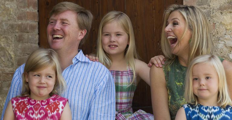 Sorrisos da família real holandesa