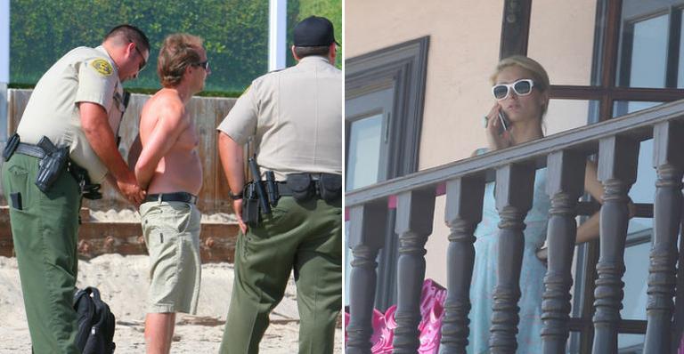 Paris Hilton: fã obcecado é preso em praia