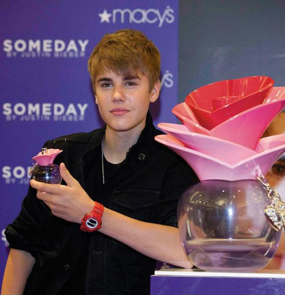 Justin Bieber em fragrância