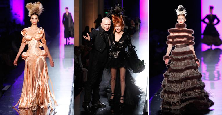 Gaultier: desfile teatral em Paris