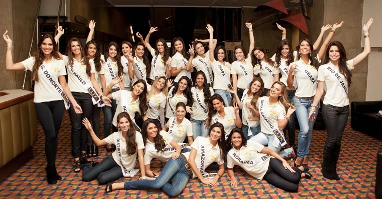 Candidatas a Miss Brasil já estão em SP
