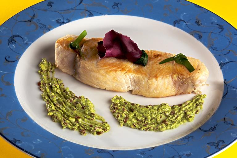 Cozinha Light: Cação grelhado ao pesto