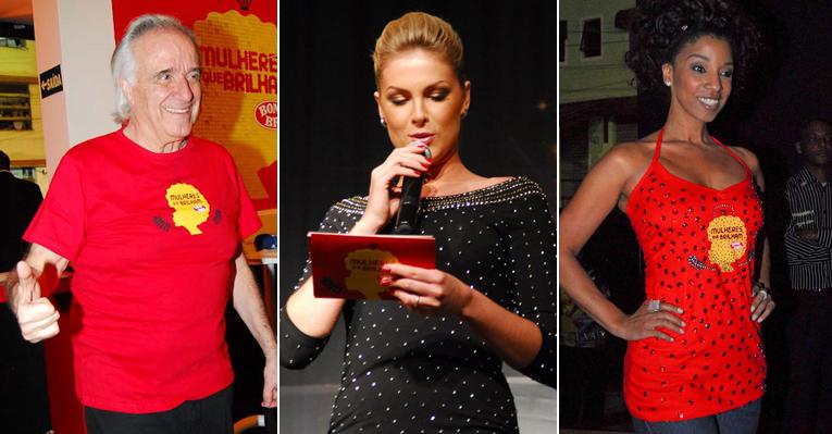 Ana Hickmann e vips na quadra da ‘Vai-Vai’
