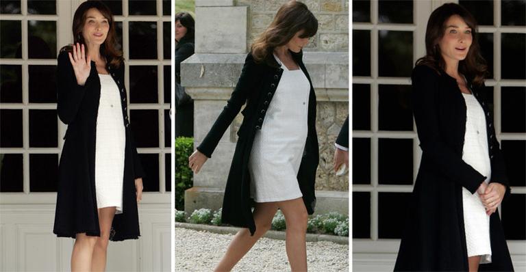 Carla Bruni: oficialmente grávida