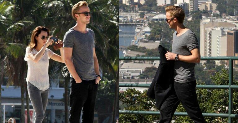 Dia de turista para Tom Felton