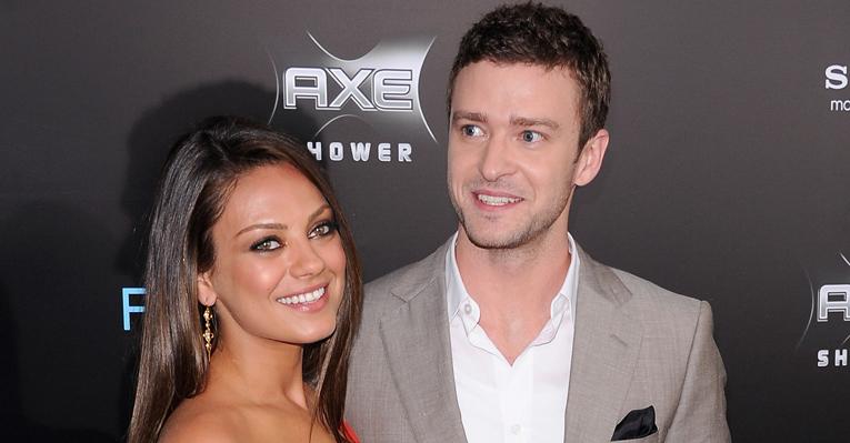 Kunis e Timberlake em première nos EUA